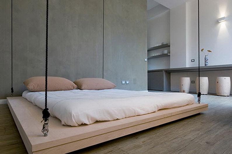 Дизайн спальни в стиле минимализм - Мебель