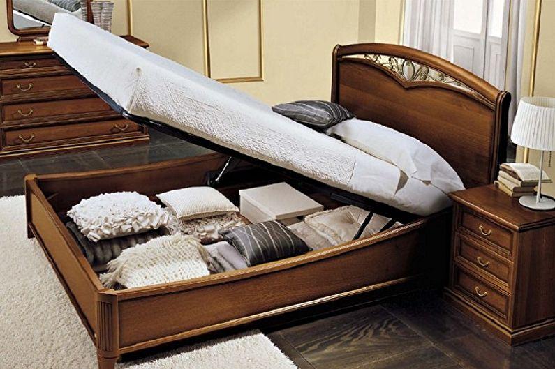 Виды односпальных кроватей - Кровать с подъемным механизмом