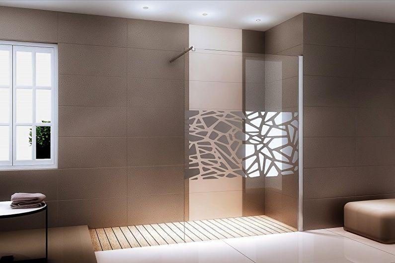 Стеклянные шторки для ванной комнаты - Преимущества и недостатки