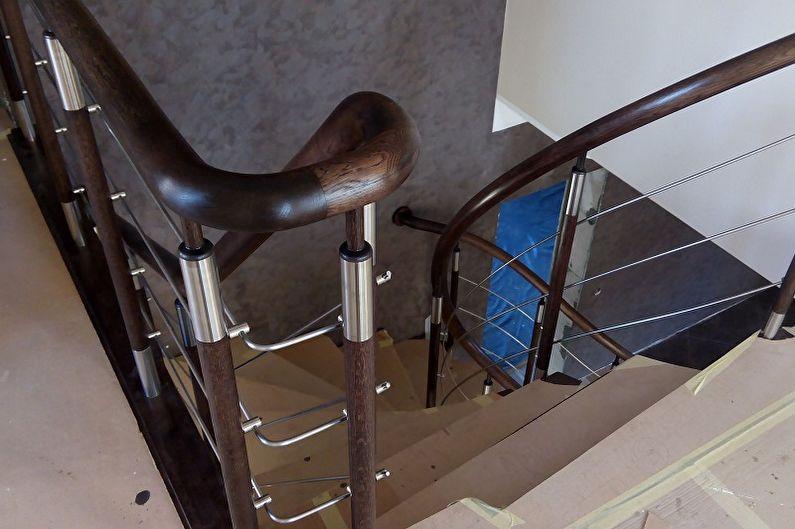 Перила для лестницы из пластика