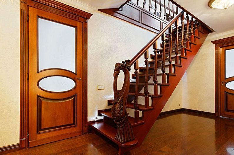 Перила для лестницы - фото-идеи