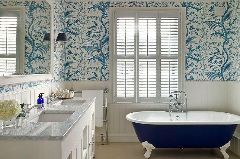 С какими цветами сочетается синий - Дизайн ванной комнаты