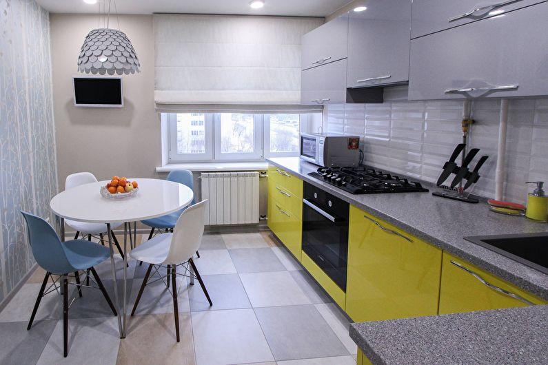 Дизайн интерьера кухни 11 кв.м. - фото