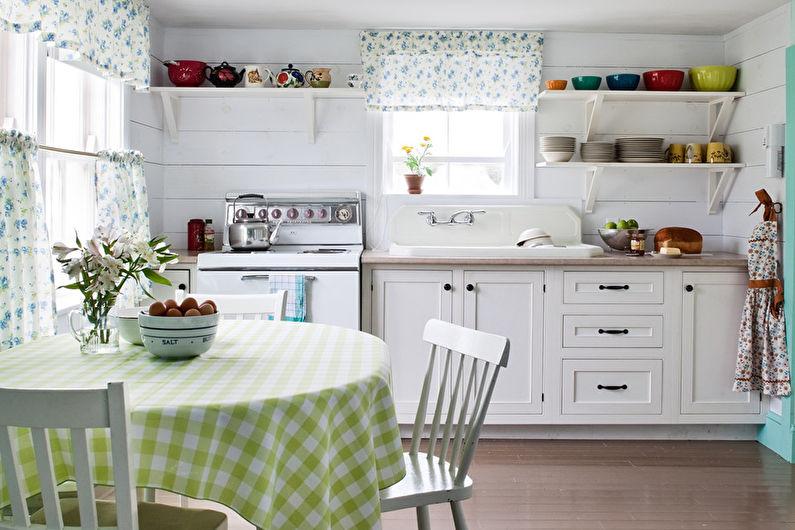 Сочетание цветов в интерьере кухни - фото