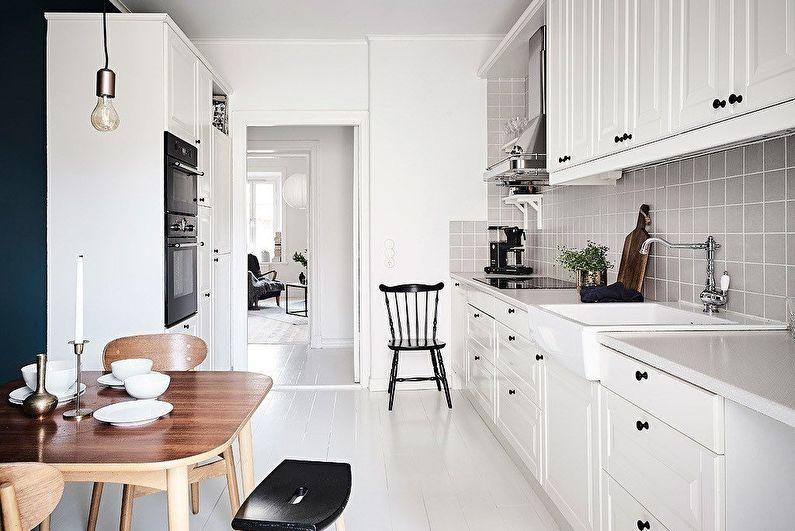 Кухня 10 кв.м. в скандинавском стиле - Дизайн интерьера