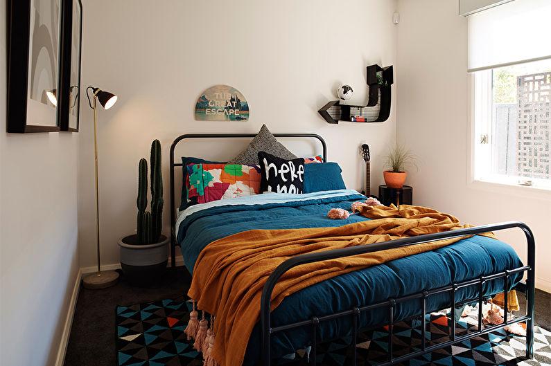 Дизайн спальни в современном стиле - Яркие вкрапления