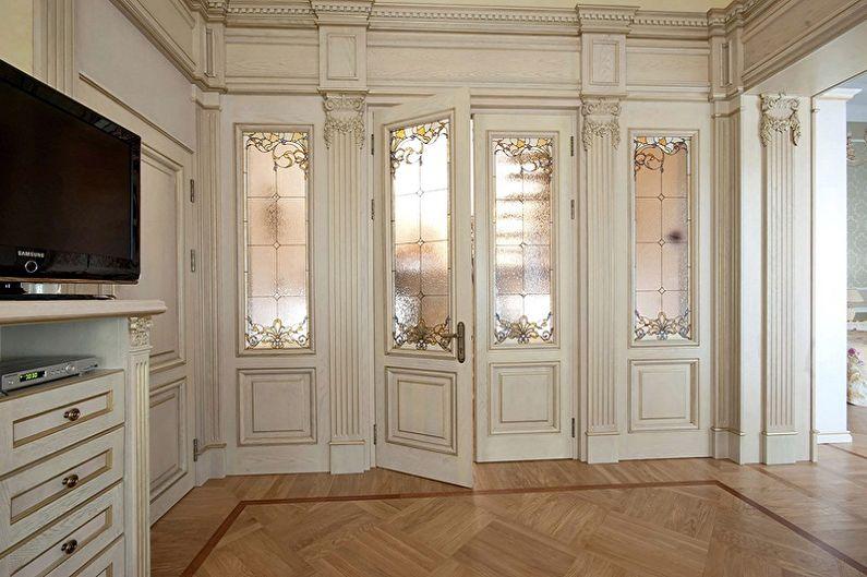 Белые двери в интерьере - Декорирование