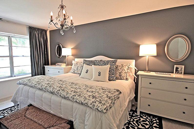 С какими цветами сочетается серый - Дизайн спальни