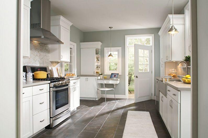 С какими цветами сочетается серый - Дизайн кухни