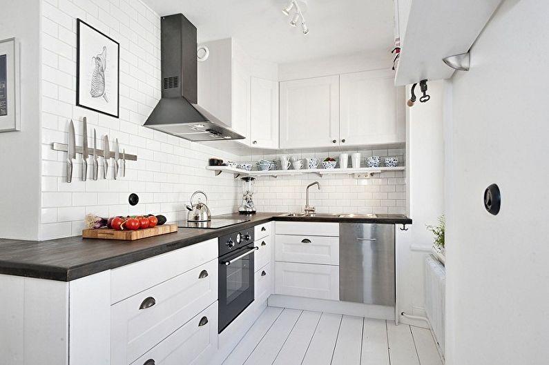 Дизайн кухни в скандинавском стиле - Кухонная мебель и техника