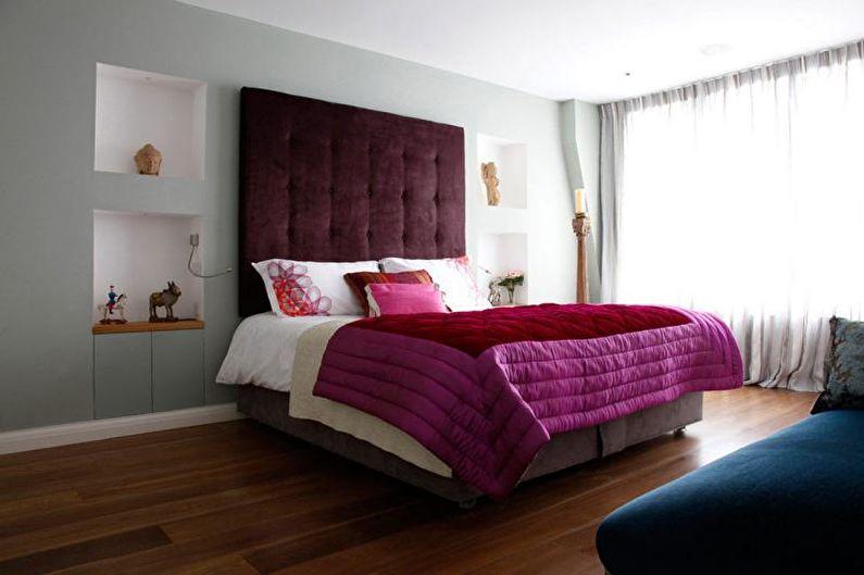 Спальня в стиле модерн - Сочетание цветов в интерьере спальни