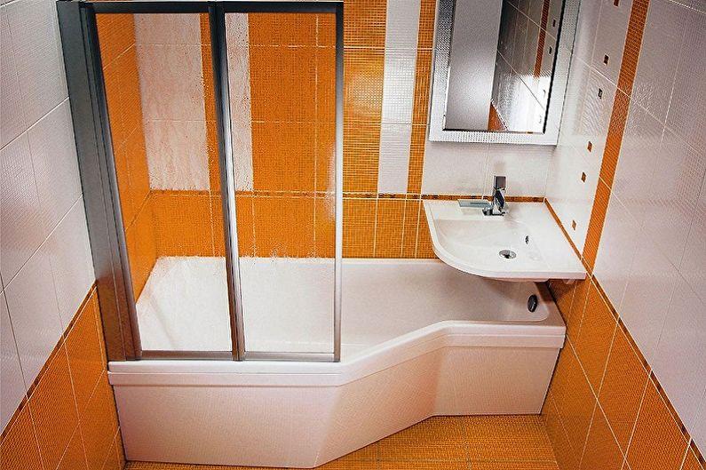 Дизайн ванной комнаты 3 кв.м. - Сантехника и мебель