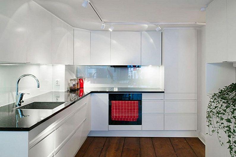 Кухня 3 на 3 метра в стиле минимализм - Дизайн интерьера
