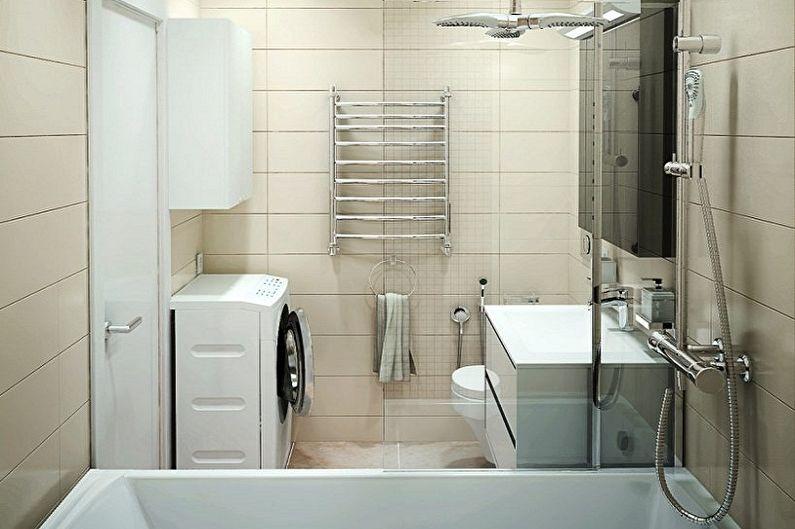 Ванная комната 5 кв.м: идеи дизайна (90 фото)