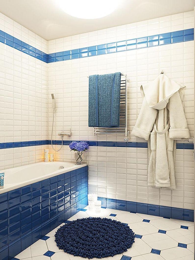 Интерьер ванной комнаты, Скандинавские мотивы - фото 3