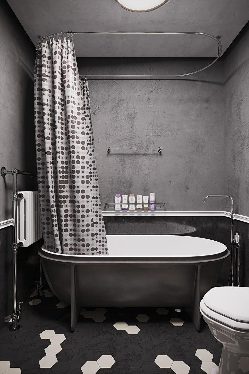 Интерьер ванной комнаты, Modern industrial apartment - фото 1