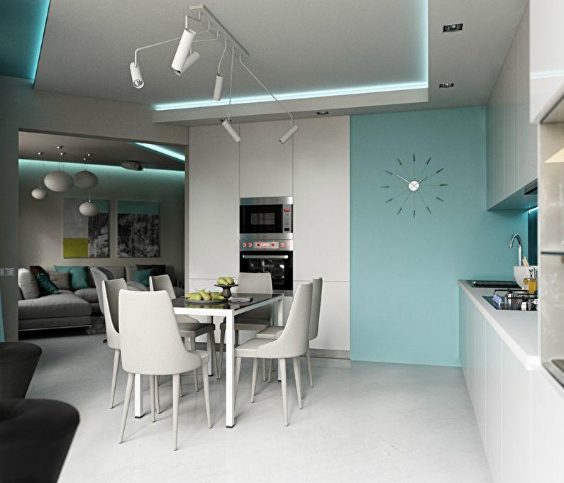 Дизайн-проект квартиры в СПб, 105 м2 - Кухня, фото 6
