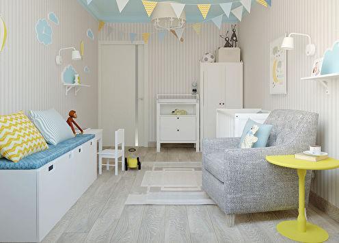 Дизайн детской комнаты для малыша от Олеси Пархоменко
